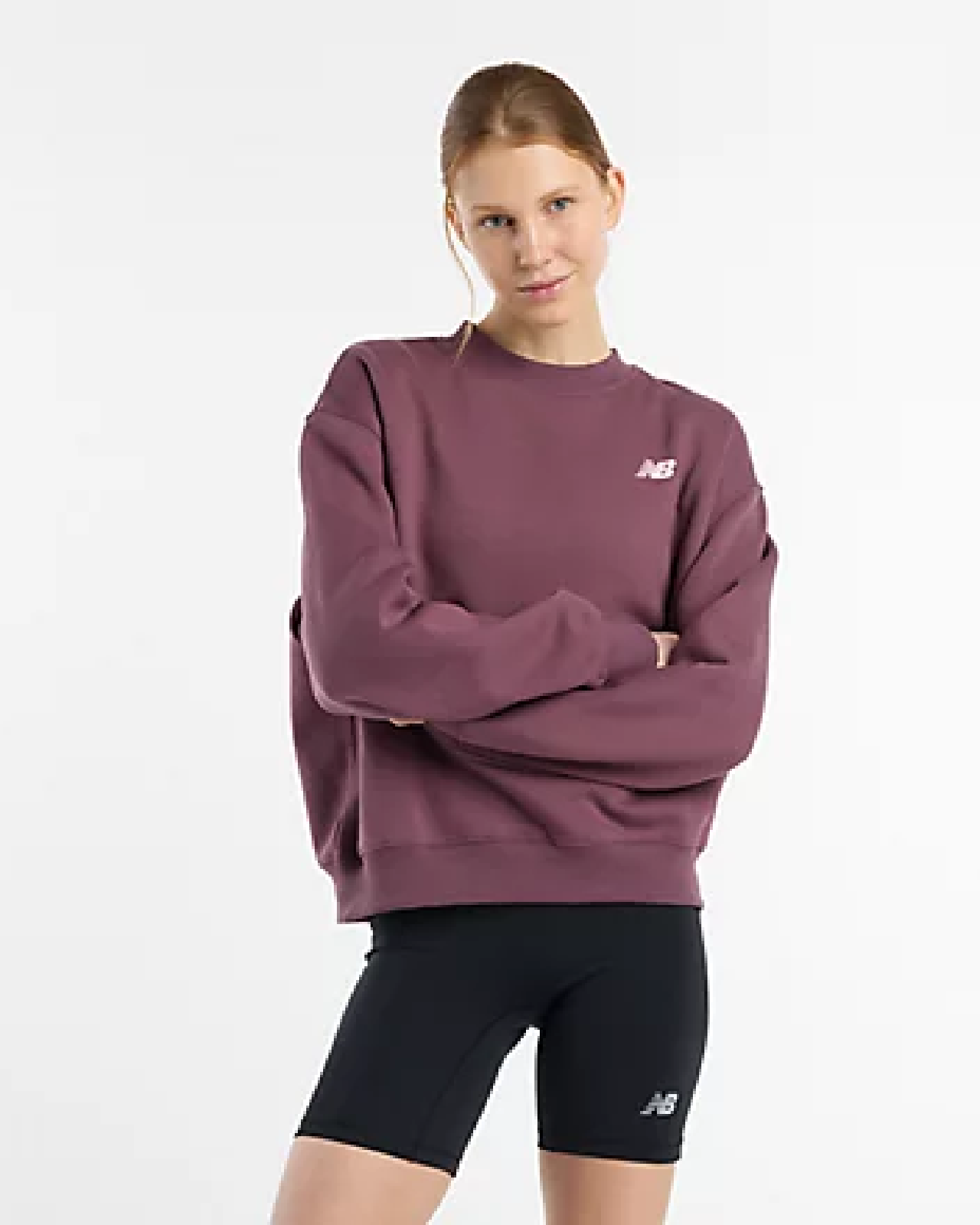 Image of Women's Blouse NEW BALANCE SHIRT ATHLETICS CLUB CREW